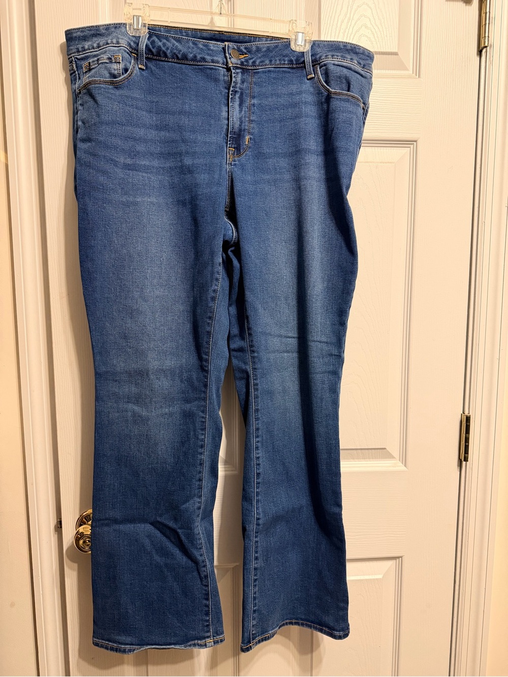 Old Navy Medium Blue Boot Cut Stretch Jeans